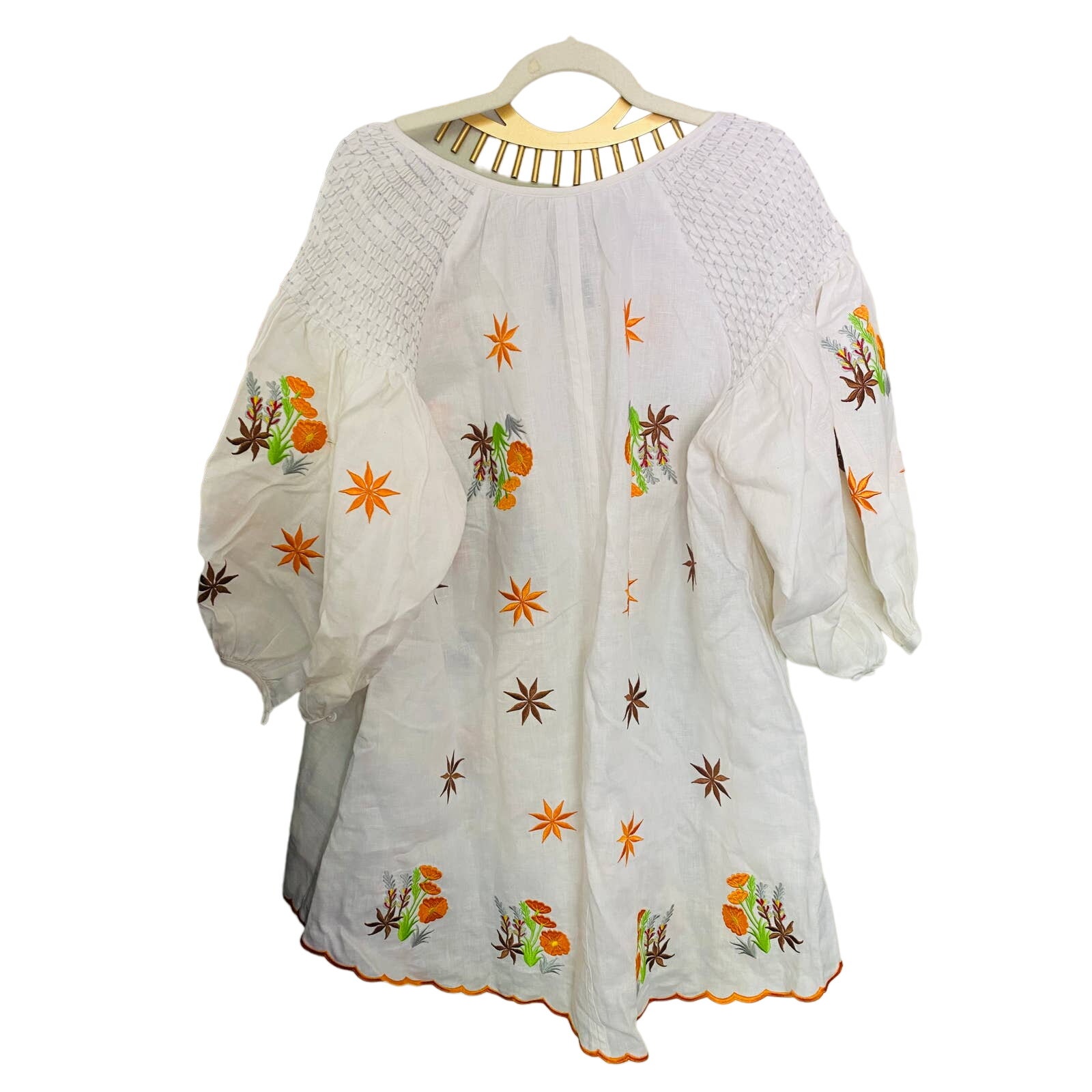 Innika Choo Mini Smock White Dress — image 6 of 7